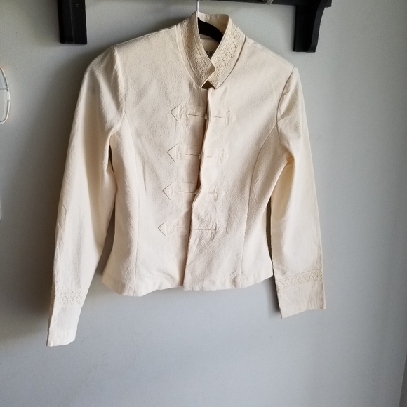 🧥HANDMADE LINEN BLAZER - Picture 5 of 10